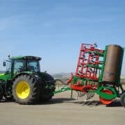 Protesta del sector agrícola ante la subida del precio del gasoil