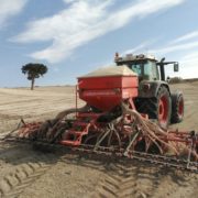 Tractor en el campo